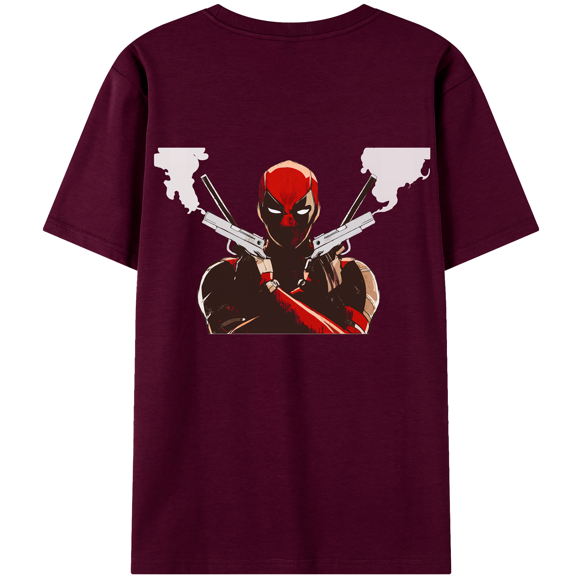 （画像用） Deadpool デッドプール レディース半袖Tシャツ(バックプリント)